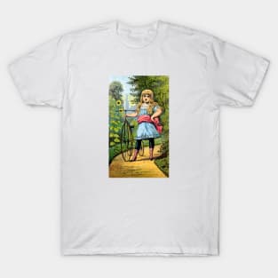 Victorian Girl and her Tricycle T-Shirt